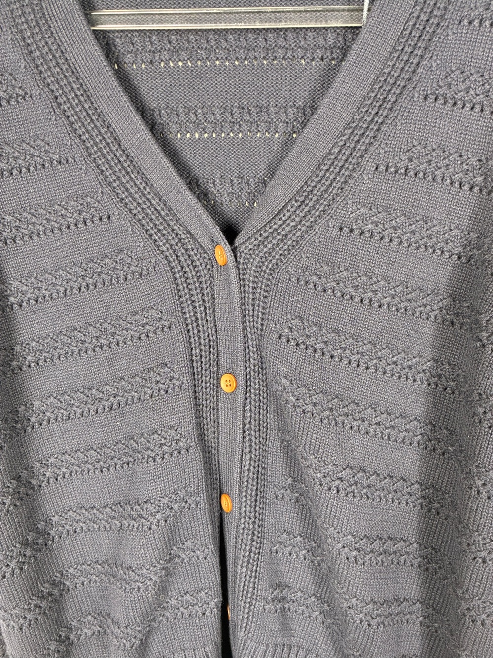 Free Assembly| Puff Sleeve Crochet Cardigan Size XXL - Picture 4 of 13